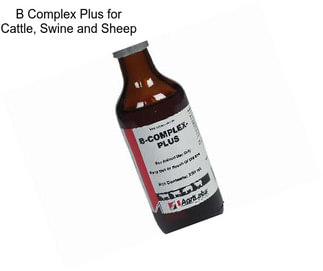 B Complex Plus for Cattle, Swine and Sheep