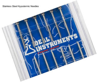 Stainless Steel Hypodermic Needles