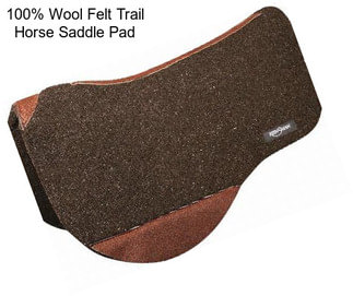 100% Wool Felt Trail Horse Saddle Pad