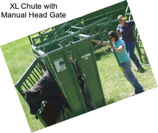 XL Chute with Manual Head Gate