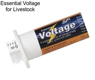 Essential Voltage for Livestock