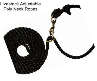 Livestock Adjustable Poly Neck Ropes