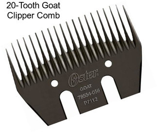 20-Tooth Goat Clipper Comb