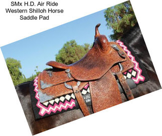 SMx H.D. Air Ride Western Shilloh Horse Saddle Pad