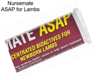 Nursemate ASAP for Lambs