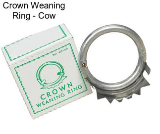 Crown Weaning Ring - Cow