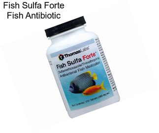 Fish Sulfa Forte Fish Antibiotic