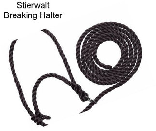 Stierwalt Breaking Halter