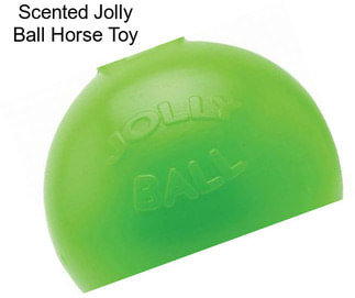 Scented Jolly Ball Horse Toy