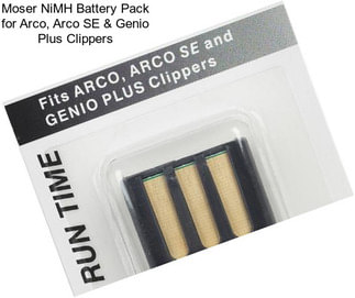 Moser NiMH Battery Pack for Arco, Arco SE & Genio Plus Clippers