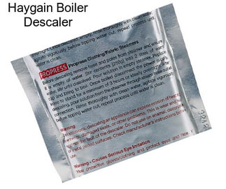 Haygain Boiler Descaler