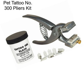 Pet Tattoo No. 300 Pliers Kit