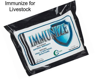 Immunize for Livestock