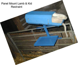 Panel Mount Lamb & Kid Restraint