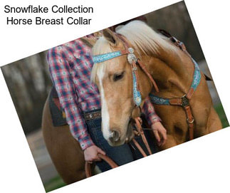 Snowflake Collection Horse Breast Collar