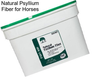 Natural Psyllium Fiber for Horses