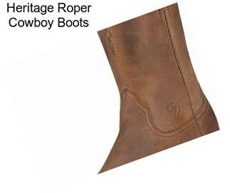 Heritage Roper Cowboy Boots