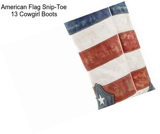 American Flag Snip-Toe 13\