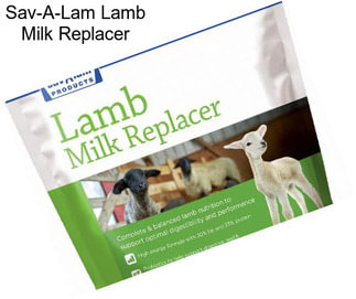 Sav-A-Lam Lamb Milk Replacer