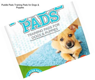 Puddle Pads Training Pads for Dogs & Puppies