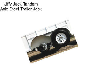 Jiffy Jack Tandem Axle Steel Trailer Jack