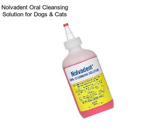 Nolvadent Oral Cleansing Solution for Dogs & Cats