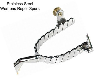 Stainless Steel Womens Roper Spurs