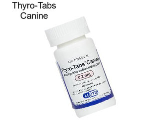 Thyro-Tabs Canine