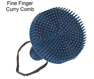 Fine Finger Curry Comb