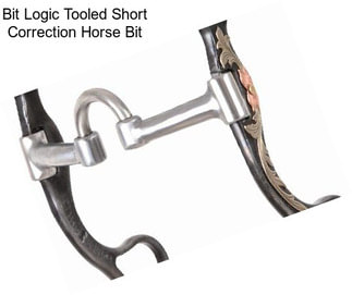 Bit Logic Tooled Short Correction Horse Bit