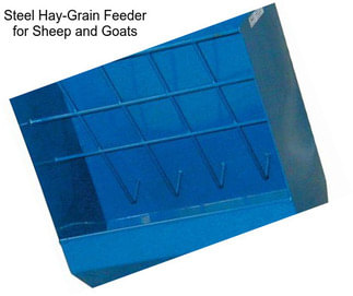 Steel Hay-Grain Feeder for Sheep and Goats