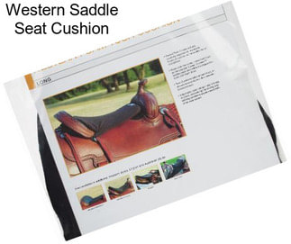 Western Saddle Seat Cushion