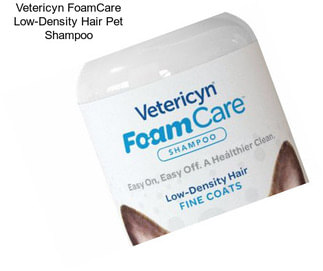 Vetericyn FoamCare Low-Density Hair Pet Shampoo