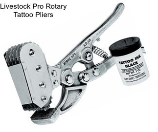 Livestock Pro Rotary Tattoo Pliers