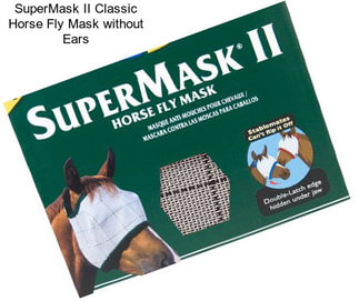 SuperMask II Classic Horse Fly Mask without Ears