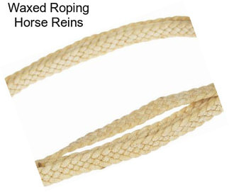 Waxed Roping Horse Reins