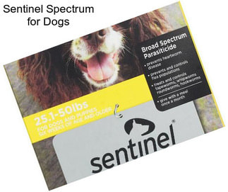 Sentinel Spectrum for Dogs