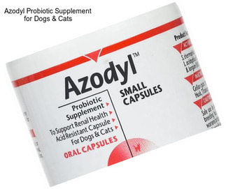 Azodyl Probiotic Supplement for Dogs & Cats