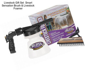 Livestock Gift Set  Smart Sensation Brush & Livestock Foamer