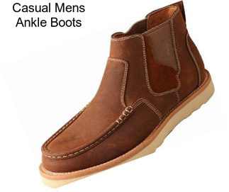 Casual Mens Ankle Boots