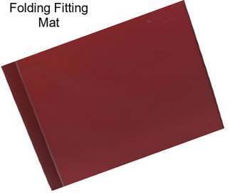 Folding Fitting Mat