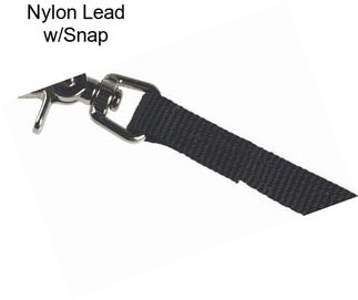 Nylon Lead w/Snap