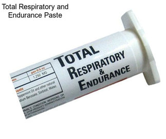 Total Respiratory and Endurance Paste