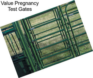 Value Pregnancy Test Gates