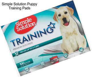 Simple Solution Puppy Training Pads