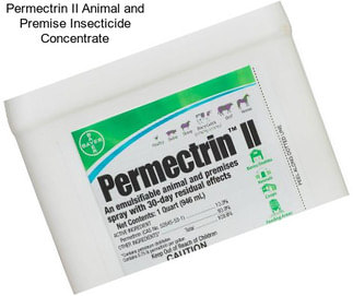 Permectrin II Animal and Premise Insecticide Concentrate