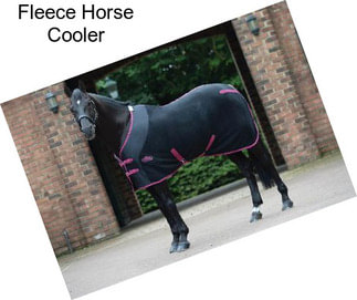Fleece Horse Cooler
