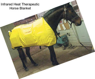 Infrared Heat Therapeutic Horse Blanket