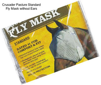 Crusader Pasture Standard Fly Mask without Ears