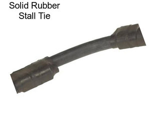 Solid Rubber Stall Tie
